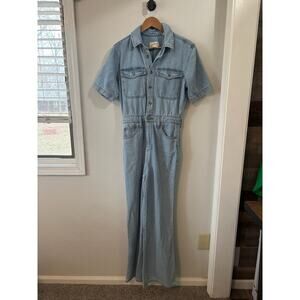 Women's Short Sleeve Jumpsuit - A New Day Size 4